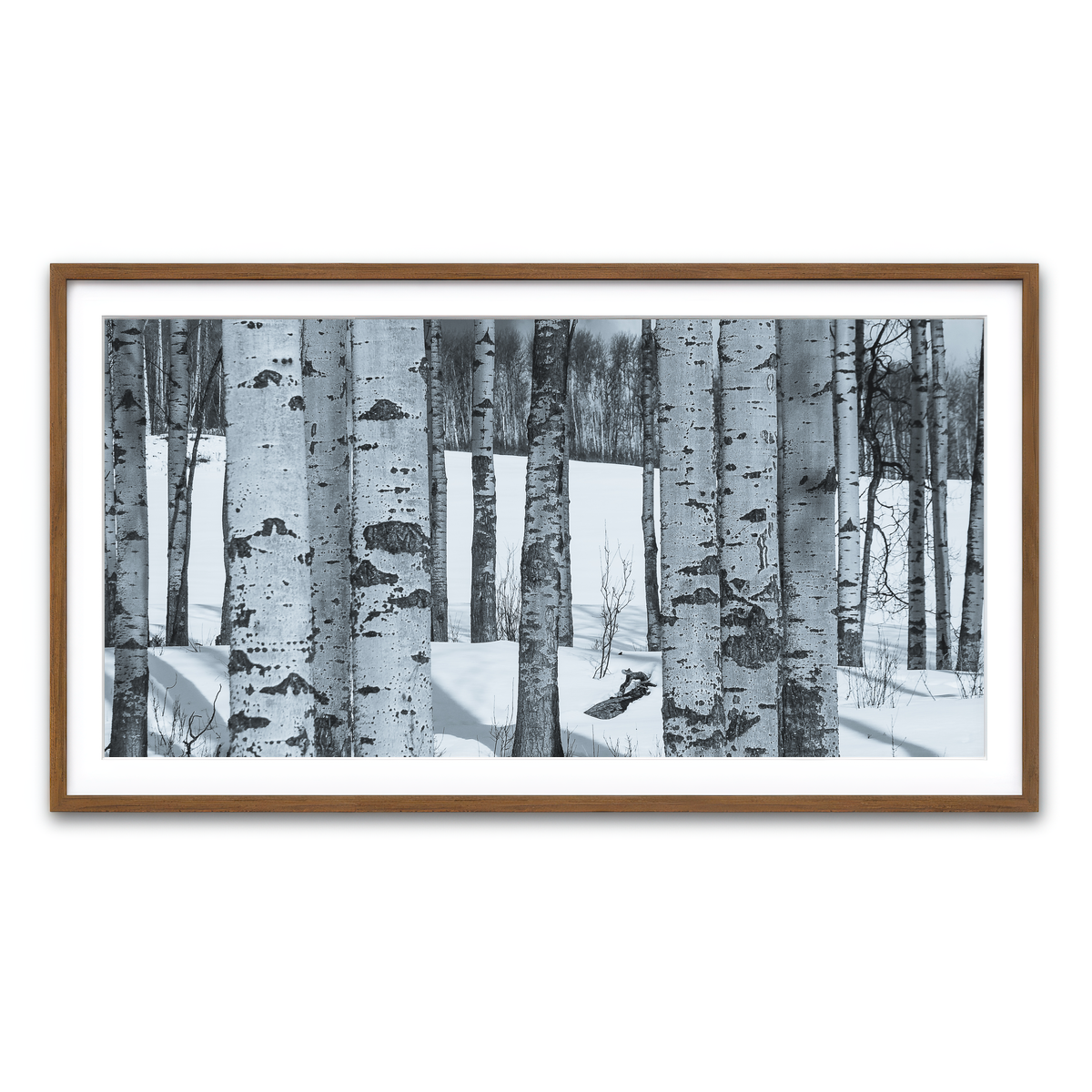 Framed Print 2x1 Walnut