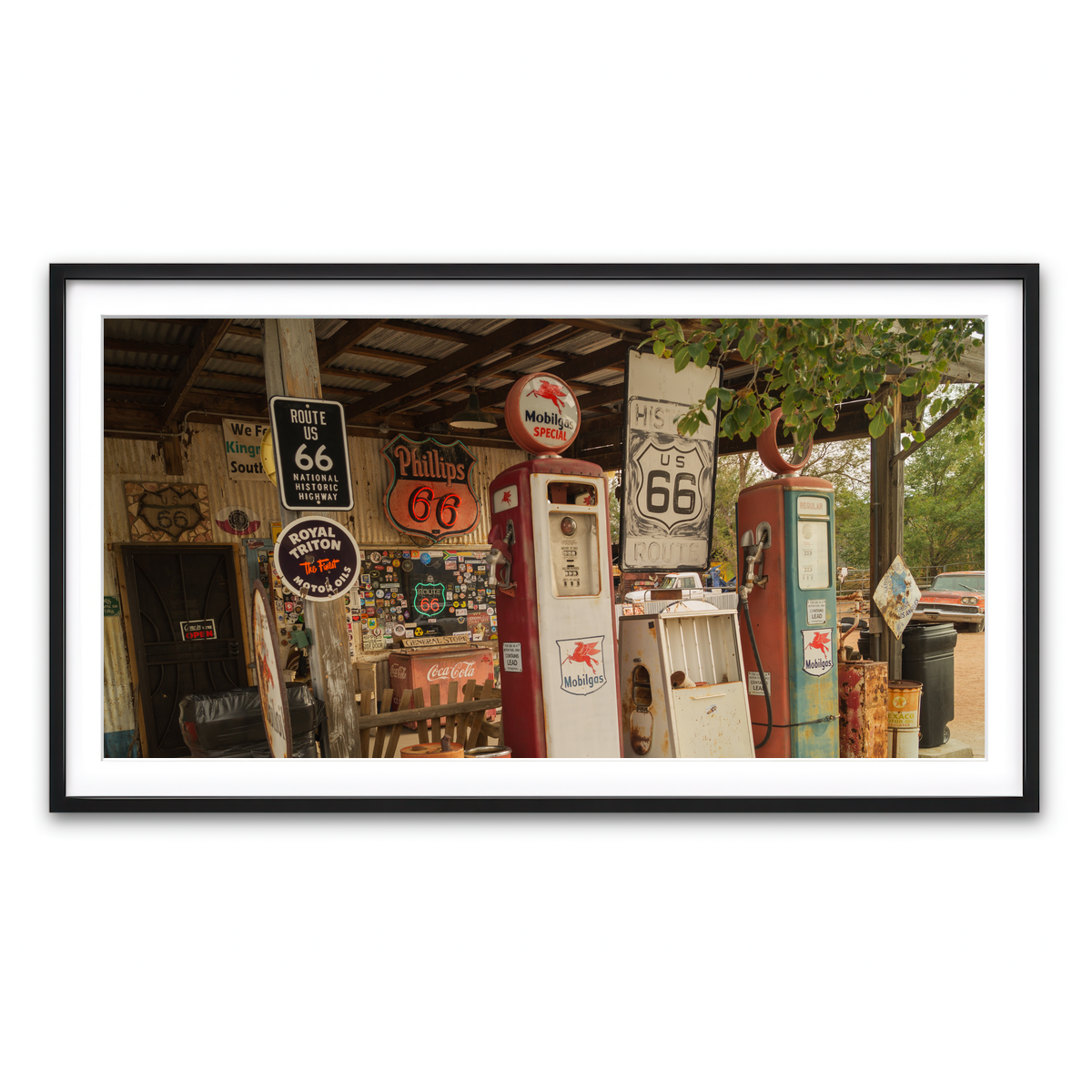 Framed Print 2x1 Black