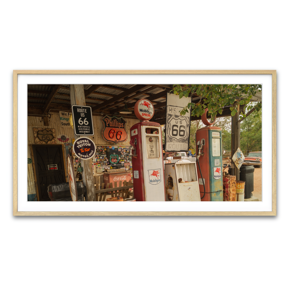 Framed Print 2x1 Natural