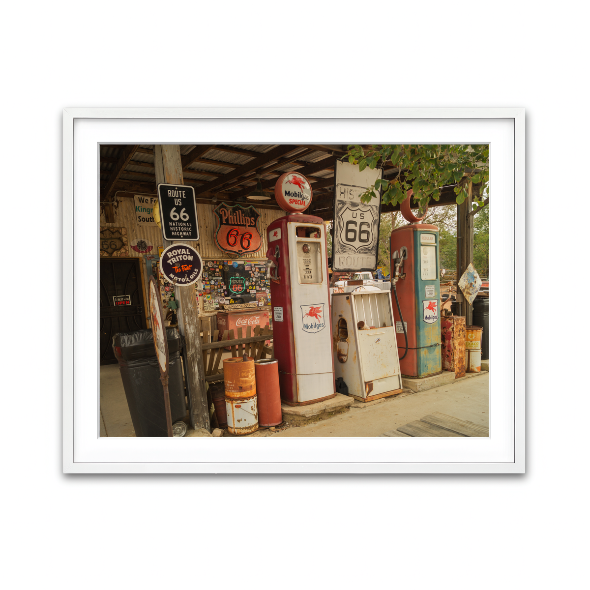 Framed Print 4x3 White