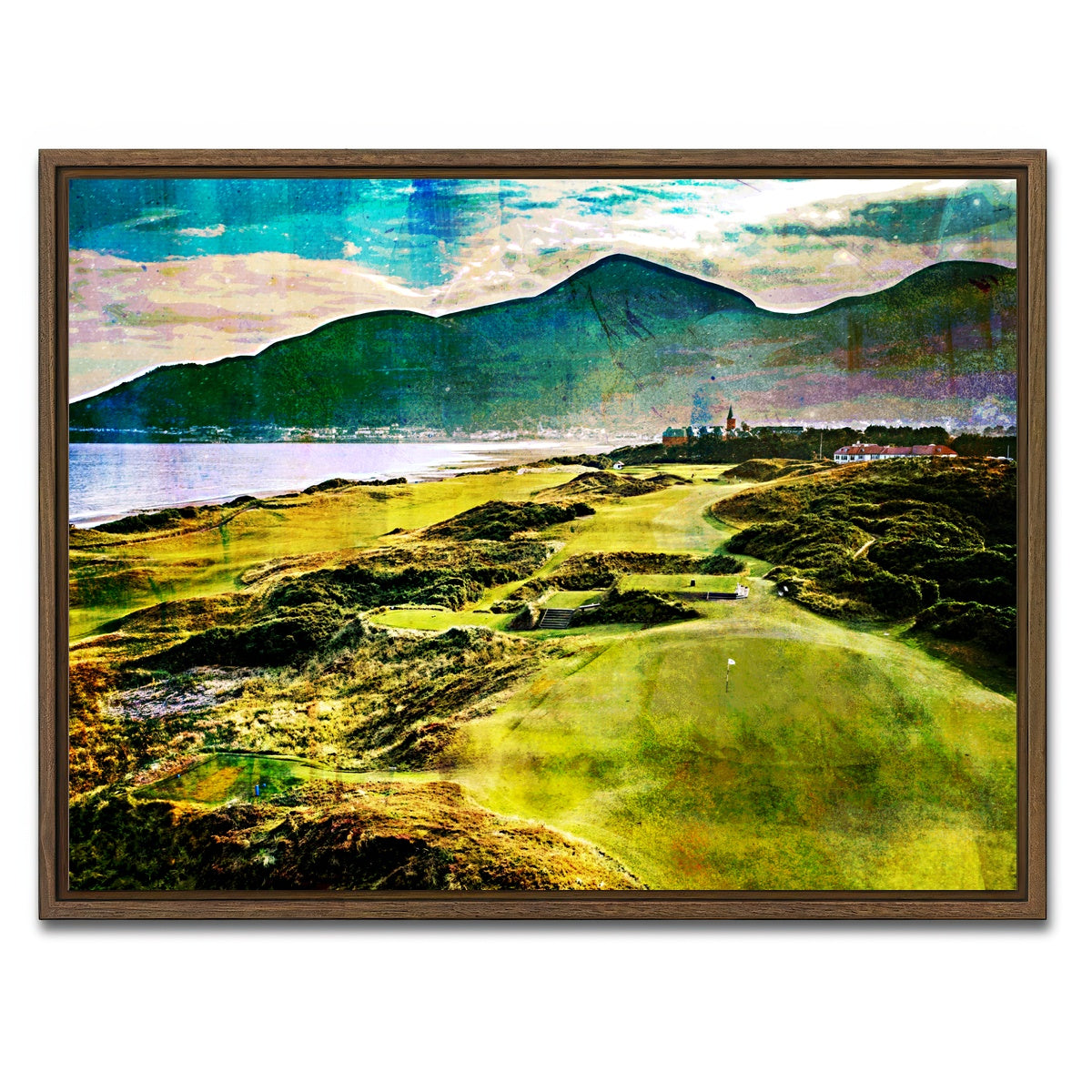 AUTO-MOCKUP WHITE | Royal County Down | 1 Piece | Walnut Framed Canvas | group=4x3