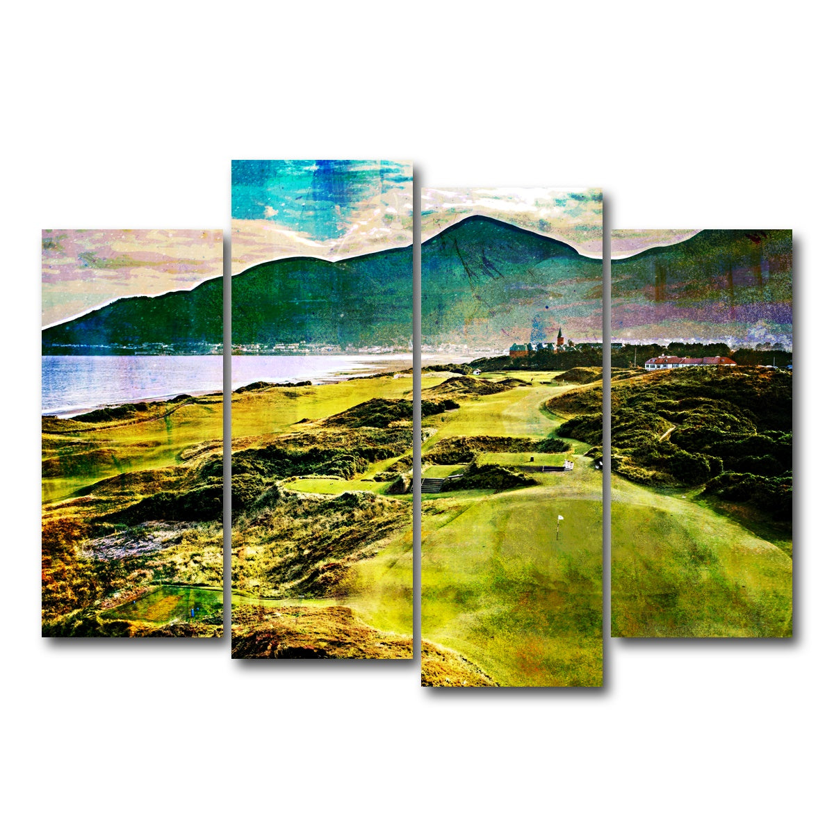 AUTO-MOCKUP WHITE | Royal County Down | 4 Piece | Gallery Wrap Canvas | group=4_normal