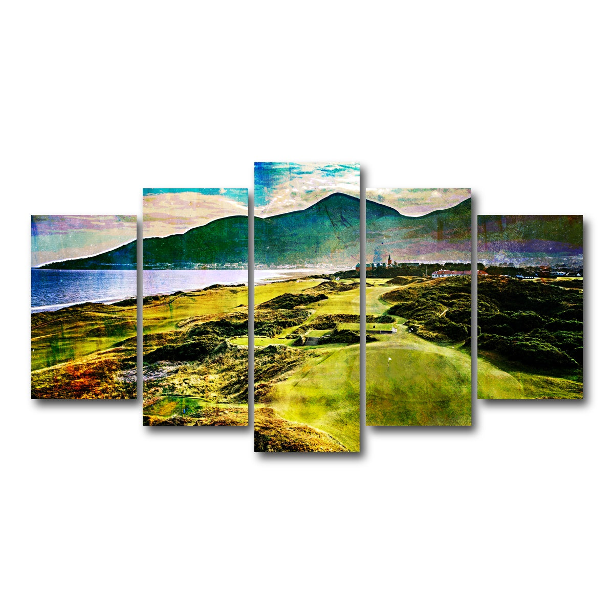 AUTO-MOCKUP WHITE | Royal County Down | 5 Piece | Gallery Wrap Canvas | group=5_normal