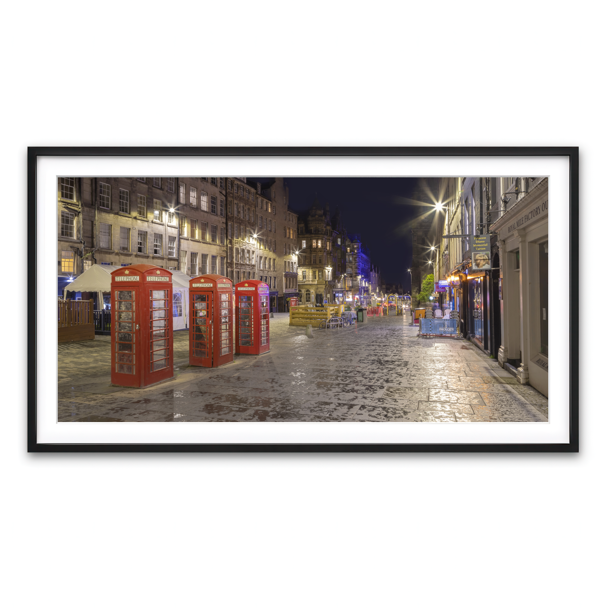 Framed Print 2x1 Black