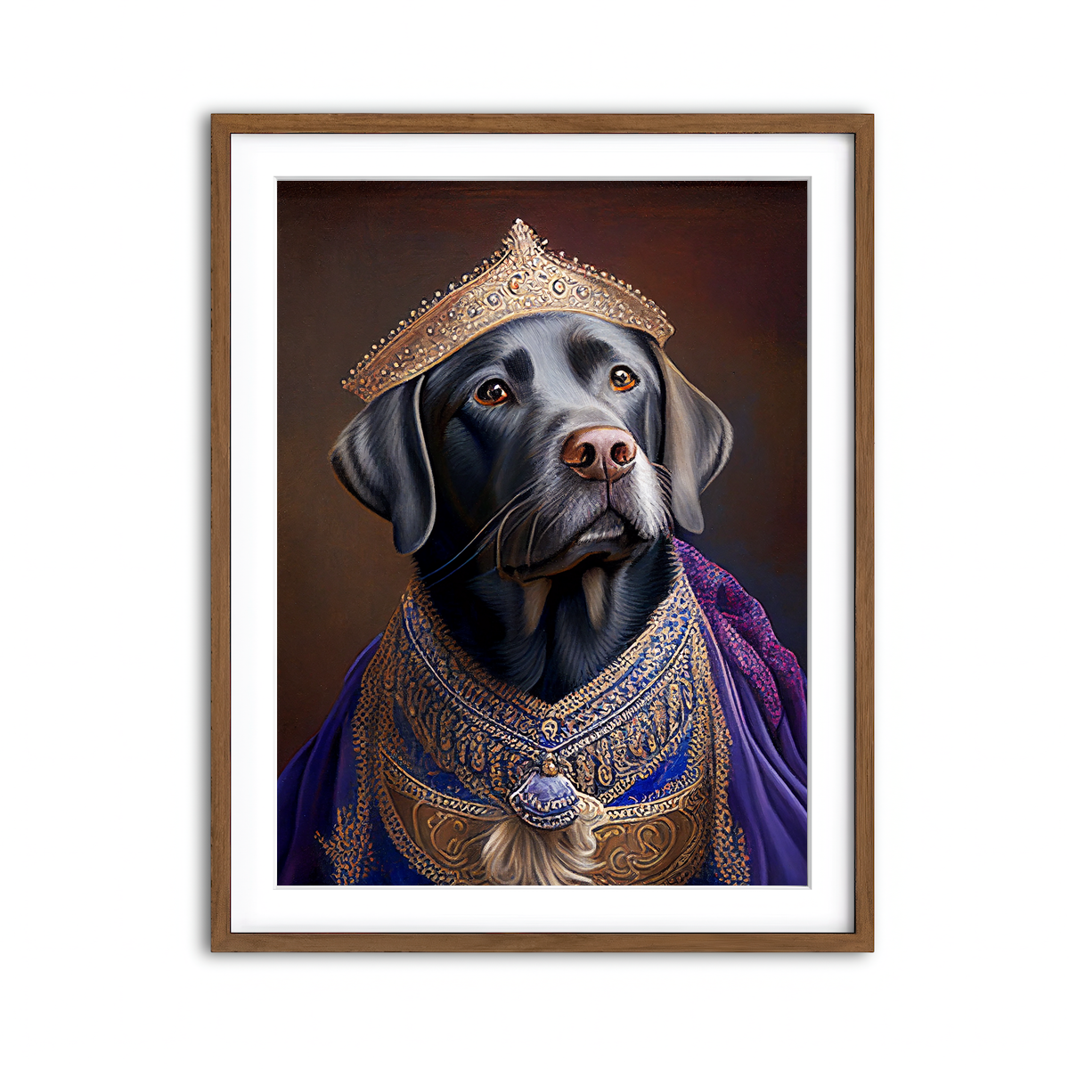 Framed Print 3x4 Walnut