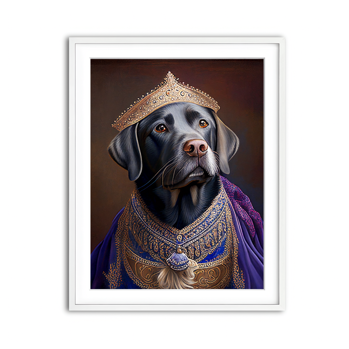 Framed Print 3x4 White