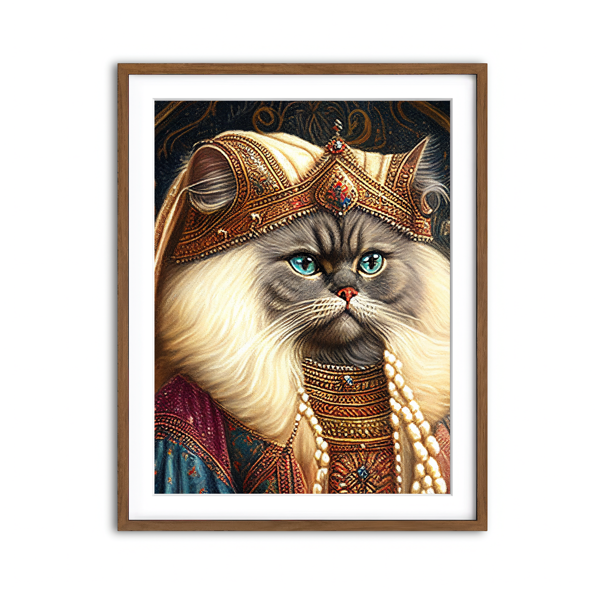 Framed Print 3x4 Walnut