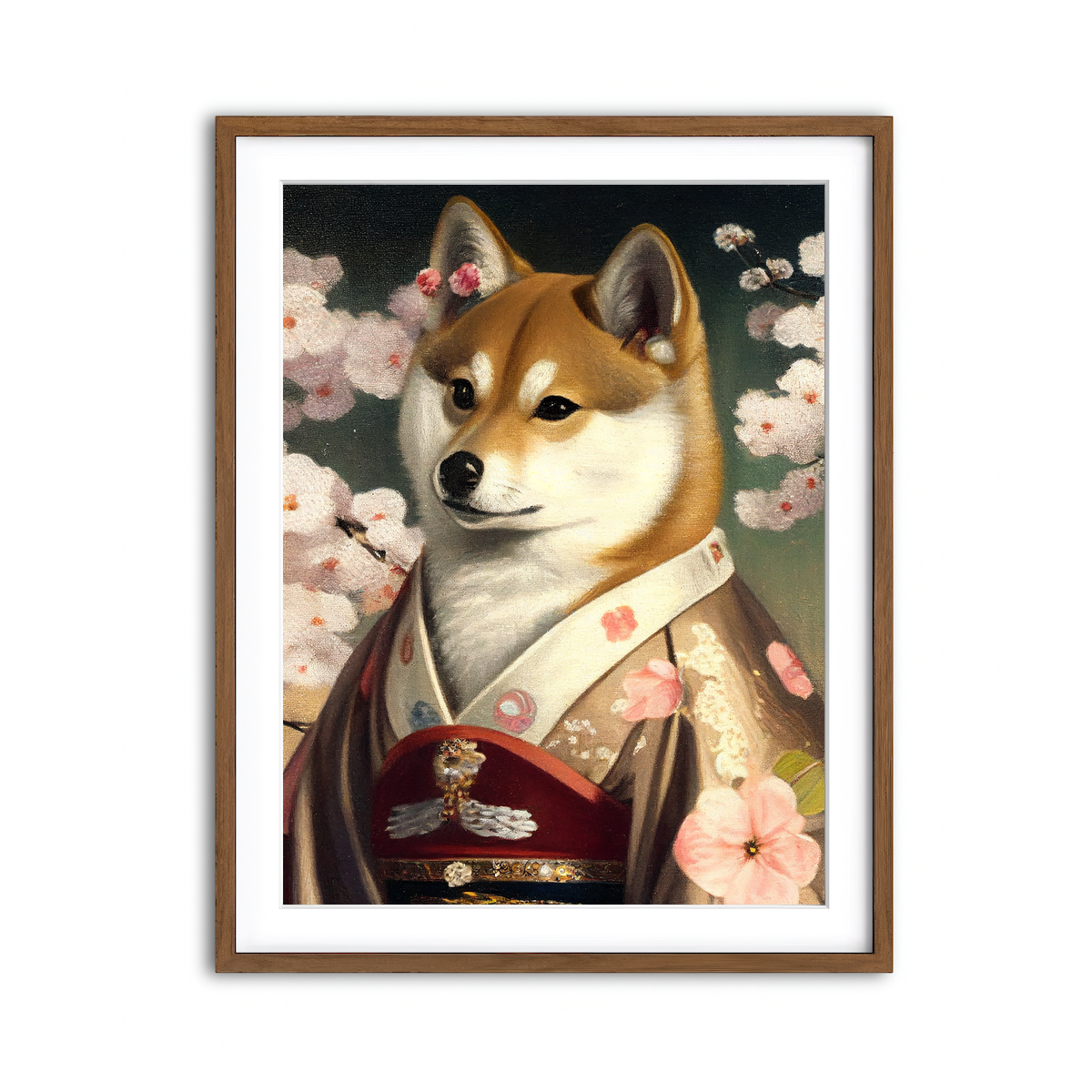 Framed Print 3x4 Walnut