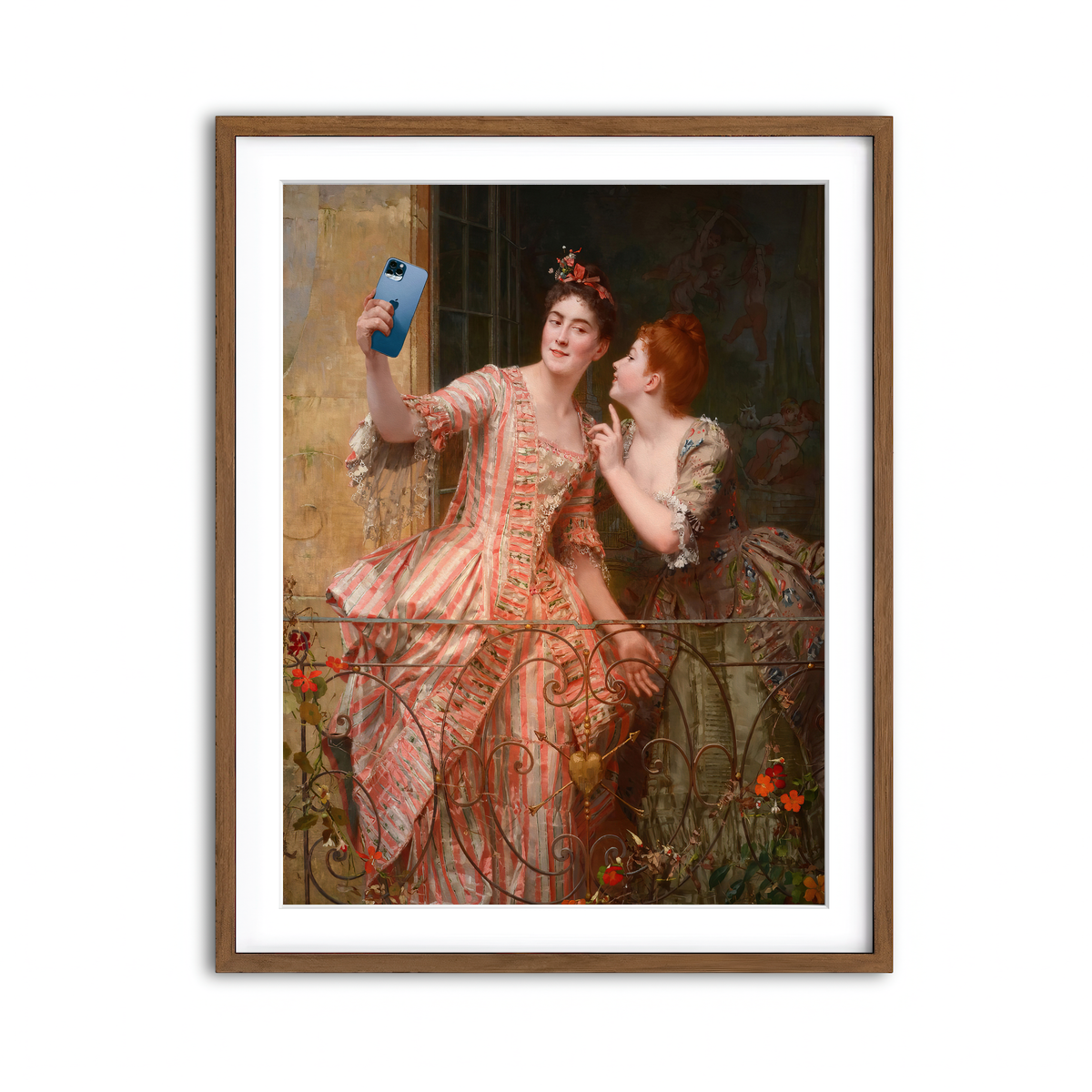 Framed Print 3x4 Walnut