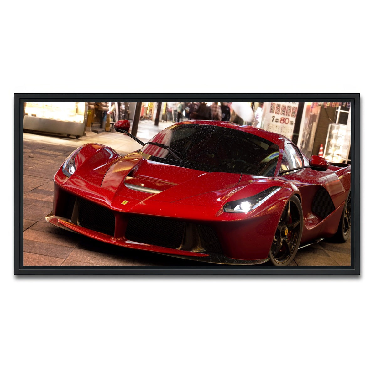 AUTO-MOCKUP WHITE | Ruby | 1 Piece | Black Framed Canvas | group=2x1