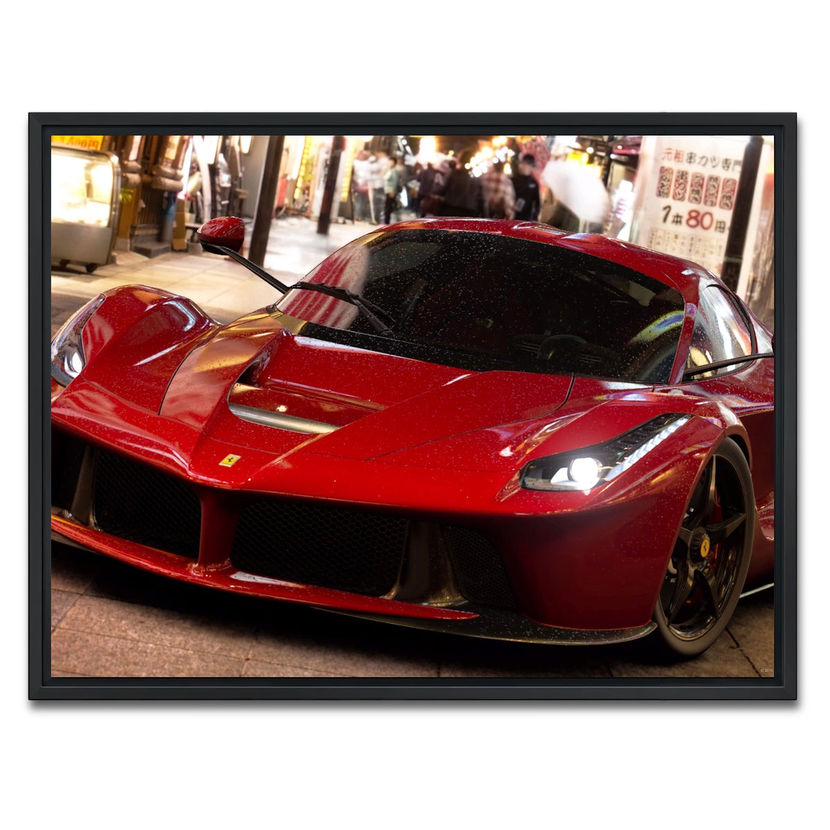 AUTO-MOCKUP WHITE | Ruby | 1 Piece | Black Framed Canvas | group=4x3