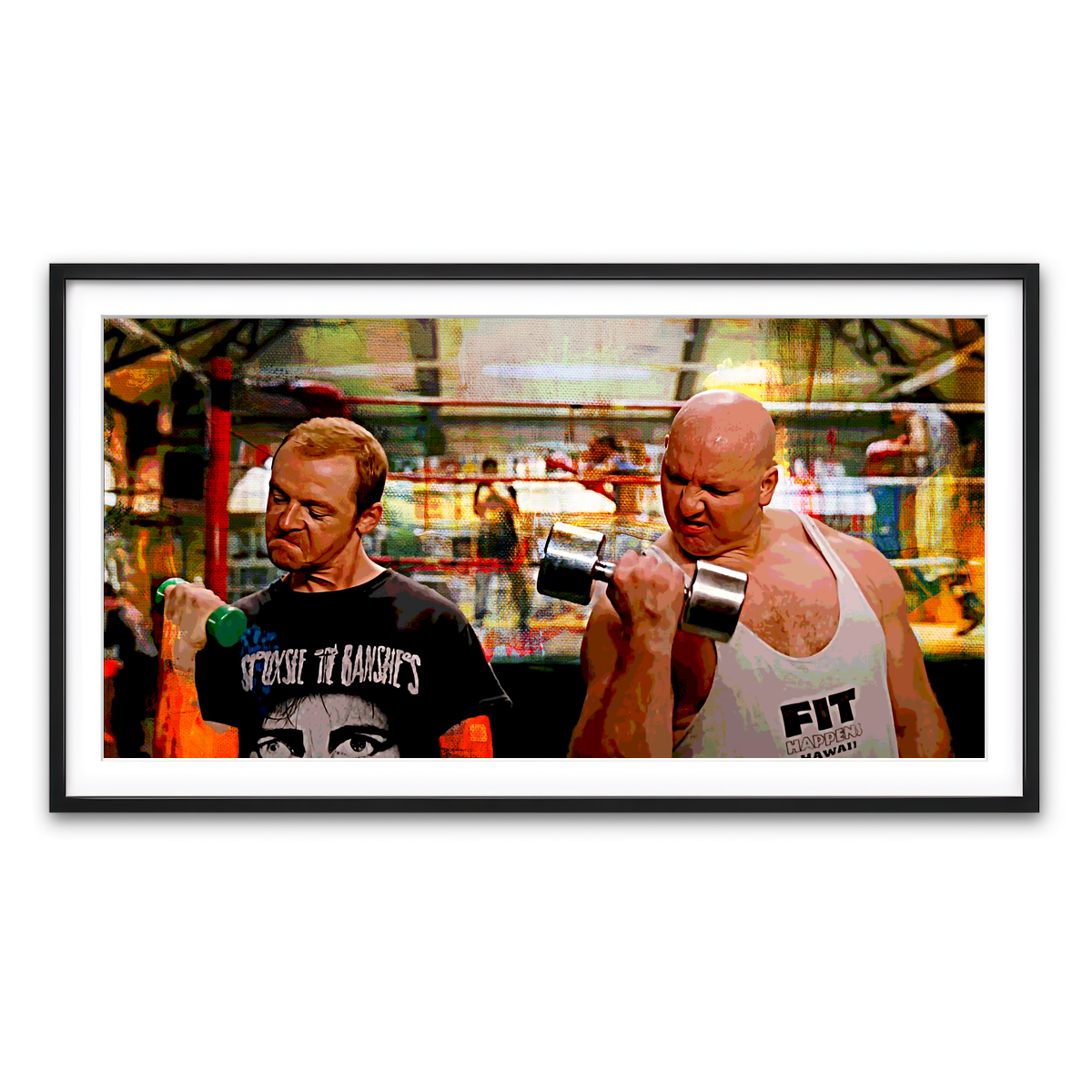 Framed Print 2x1 Black