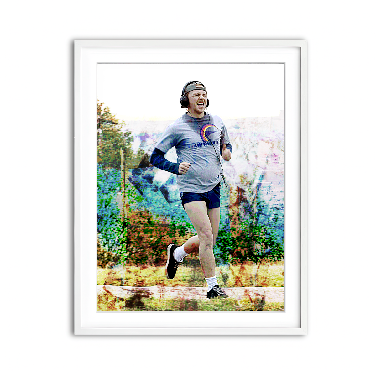 Framed Print 3x4 White