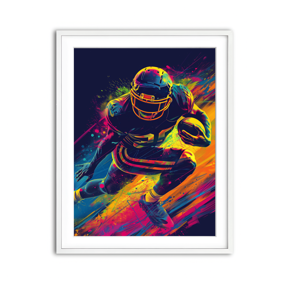 Framed Print 3x4 White