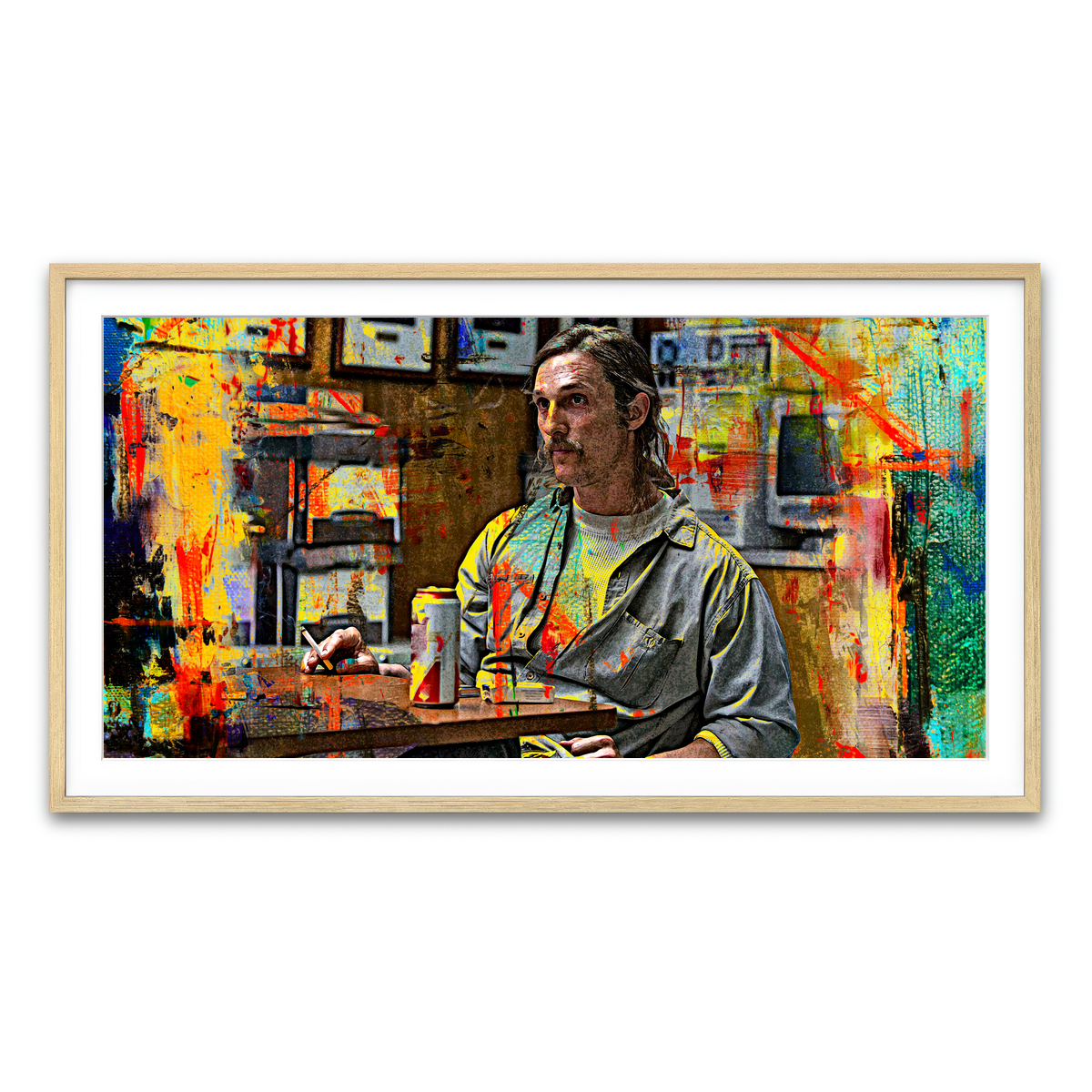 Framed Print 2x1 Natural