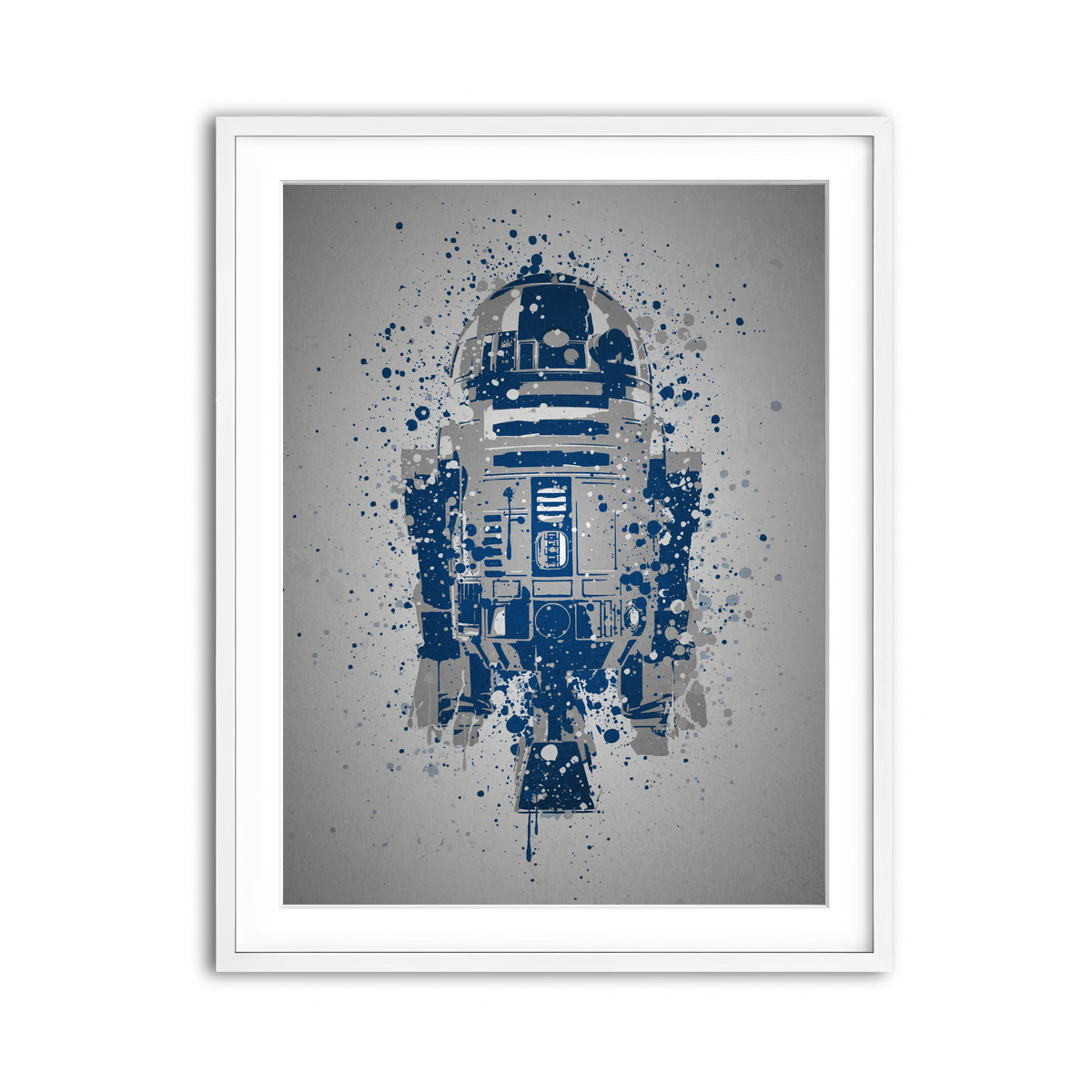 Framed Print 3x4 White