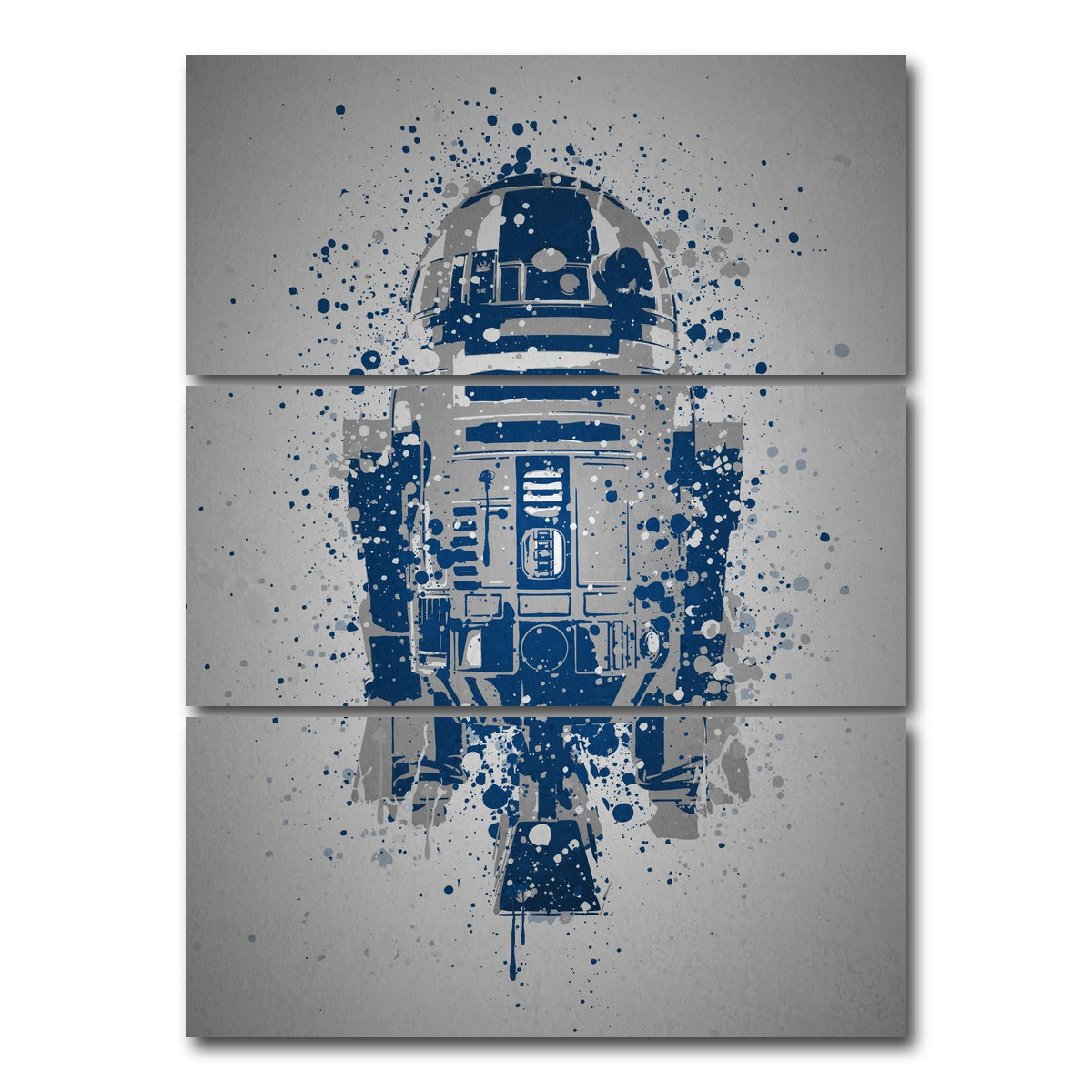 AUTO-MOCKUP WHITE | Rusty Bucket Of Bolts | 3 Piece | Gallery Wrap Canvas | group=8x18_stacked