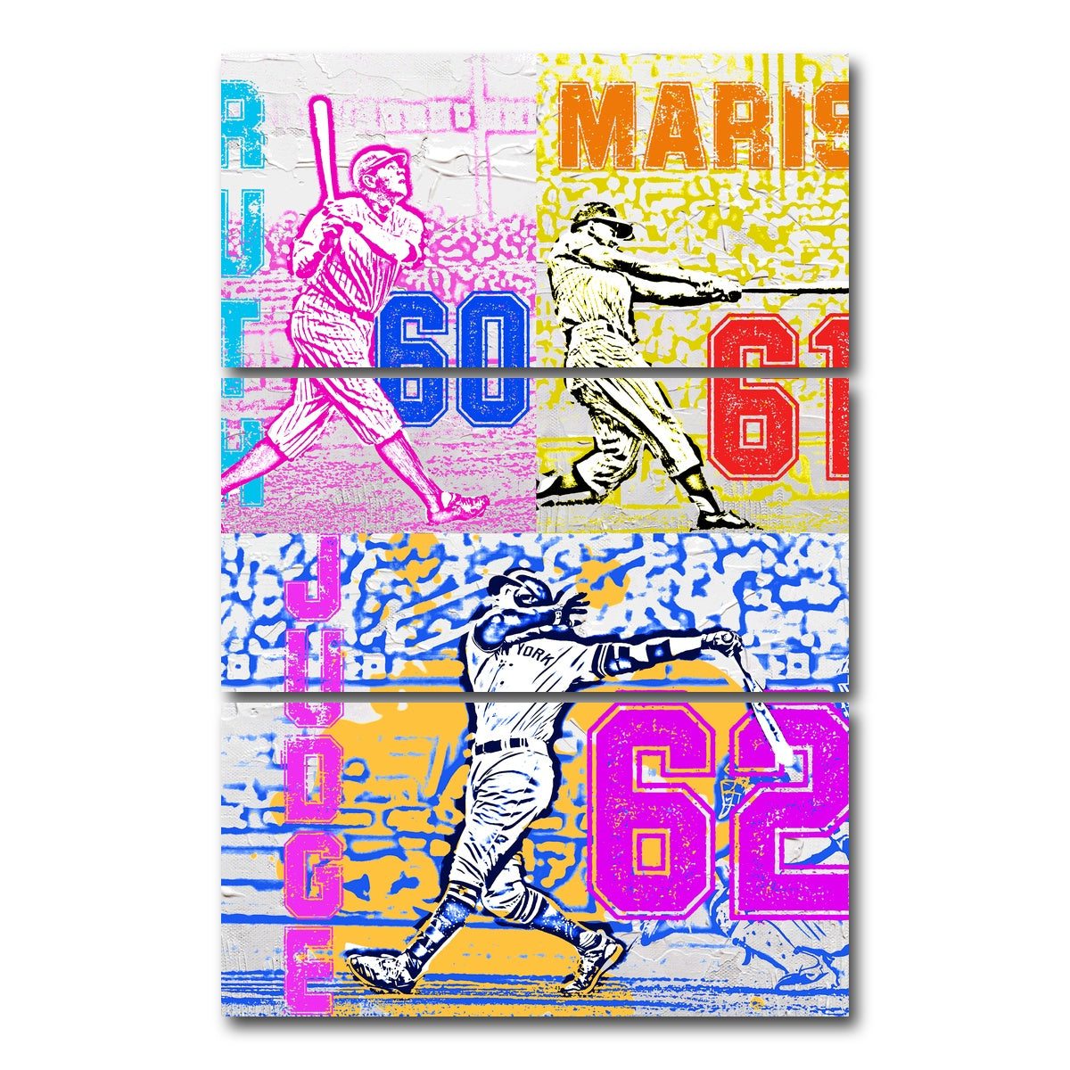 AUTO-MOCKUP WHITE | Ruth Maris Judge | 3 Piece | Gallery Wrap Canvas | group=12x24_stacked