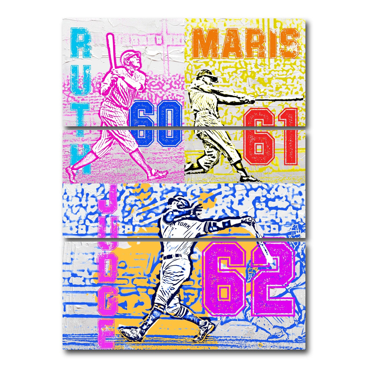 AUTO-MOCKUP WHITE | Ruth Maris Judge | 3 Piece | Gallery Wrap Canvas | group=8x18_stacked