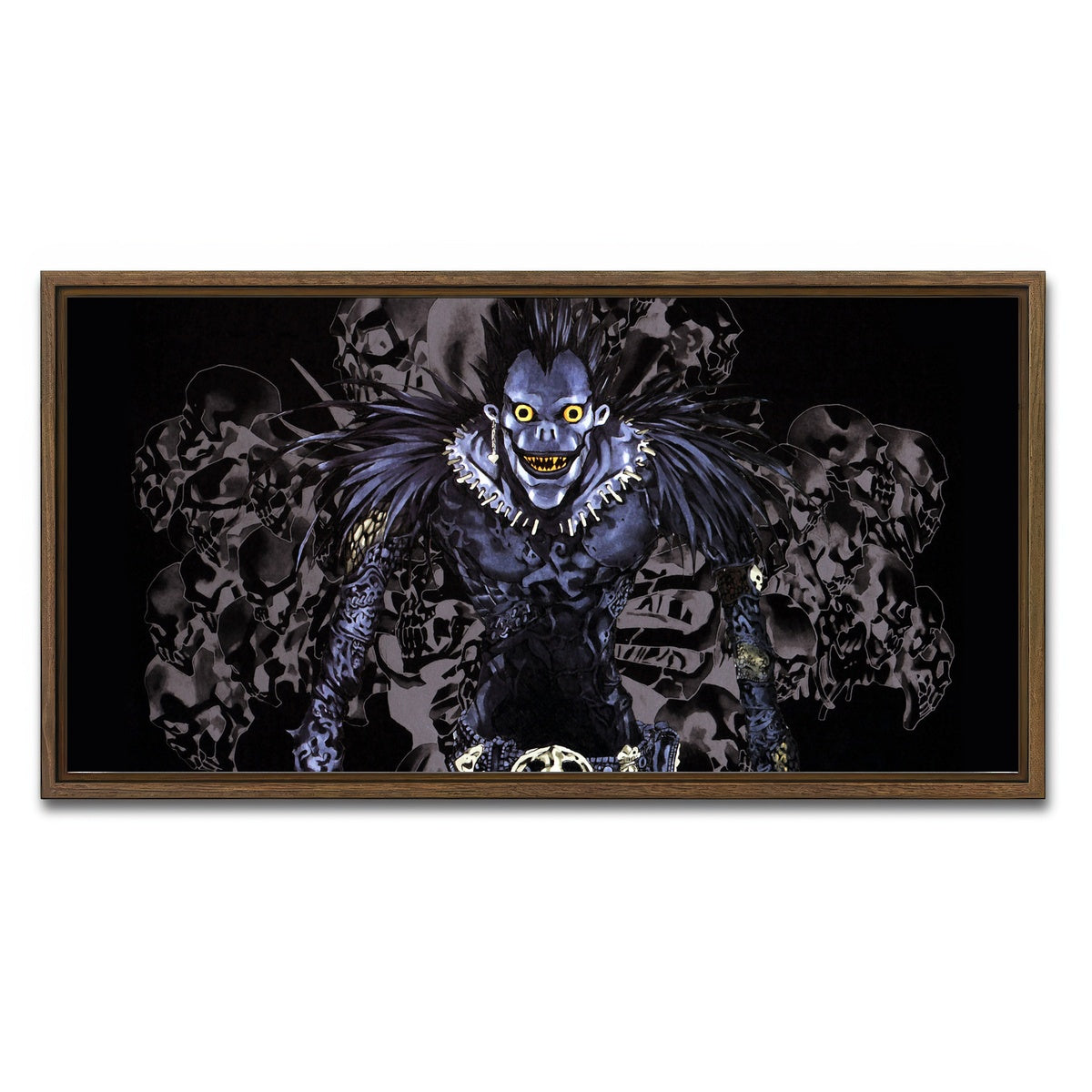 AUTO-MOCKUP WHITE | Ryuk | 1 Piece | Walnut Framed Canvas | group=2x1
