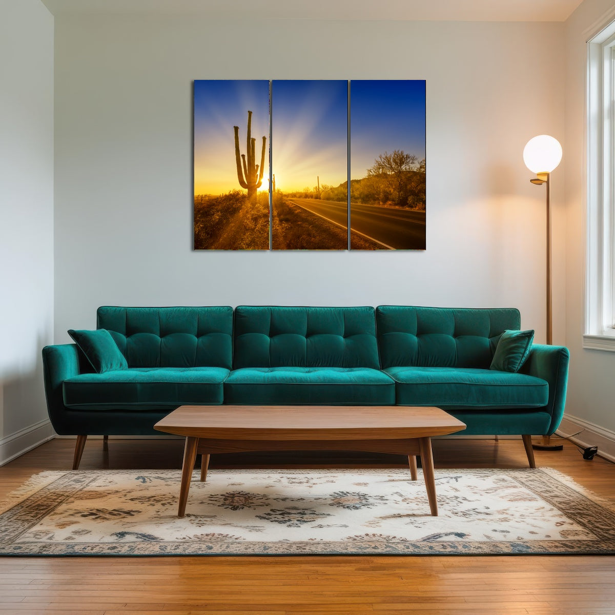 AUTO-MOCKUP ROOM | SAGUARO NATIONAL PARK Setting Sun