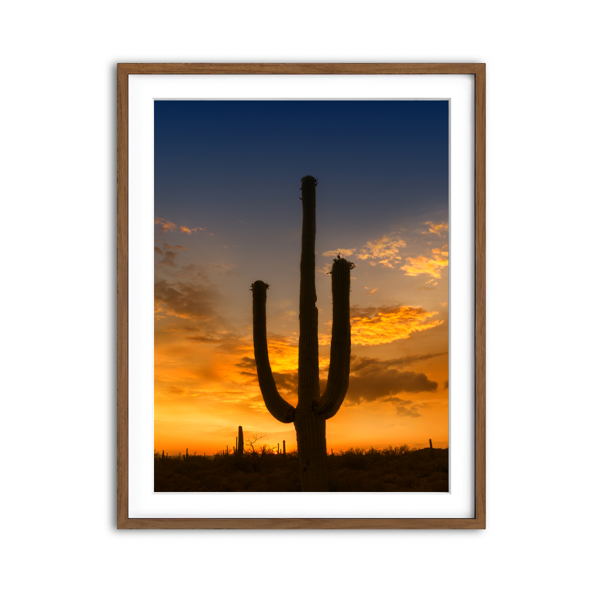 Framed Print 3x4 Walnut