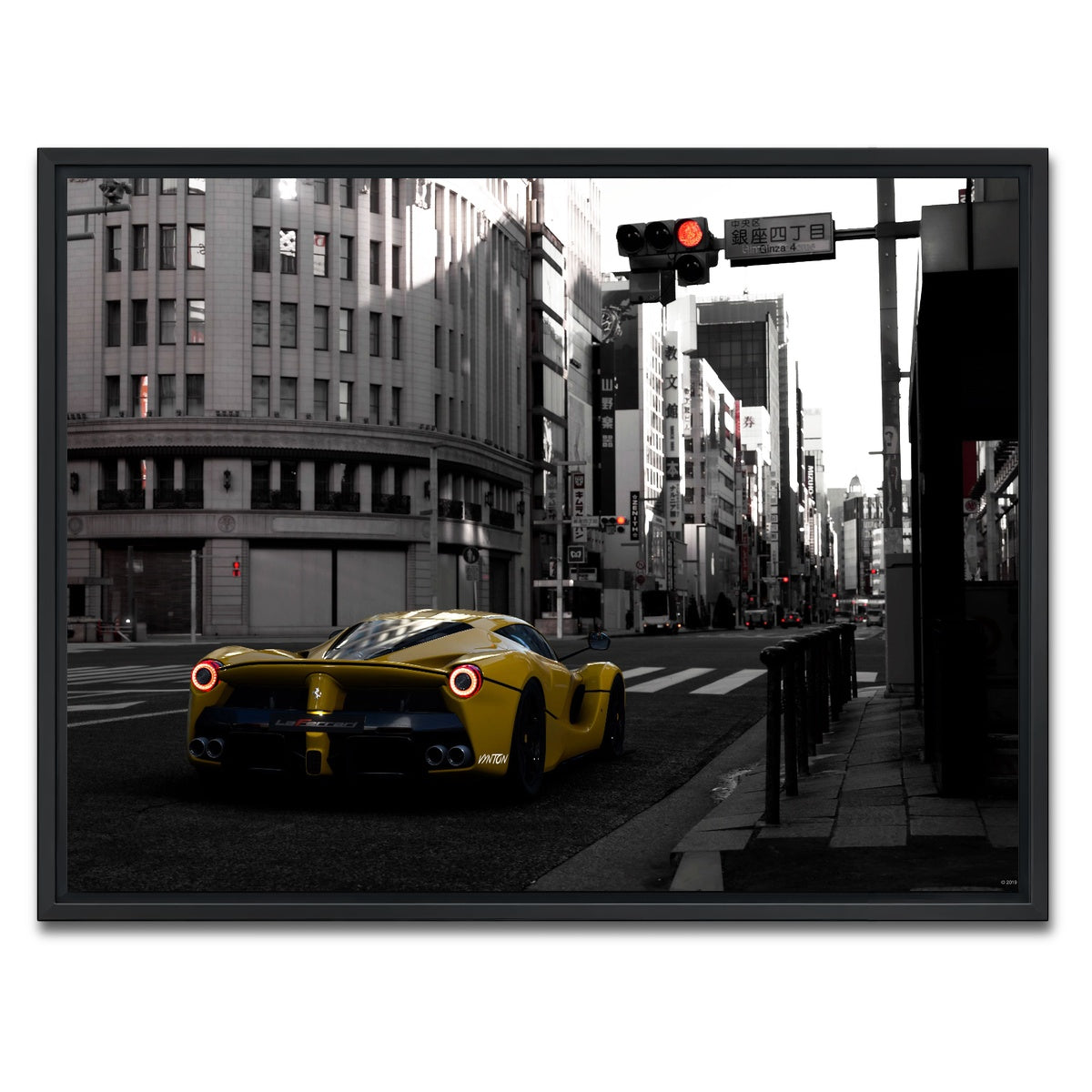 AUTO-MOCKUP WHITE | SAIYAN | 1 Piece | Black Framed Canvas | group=4x3