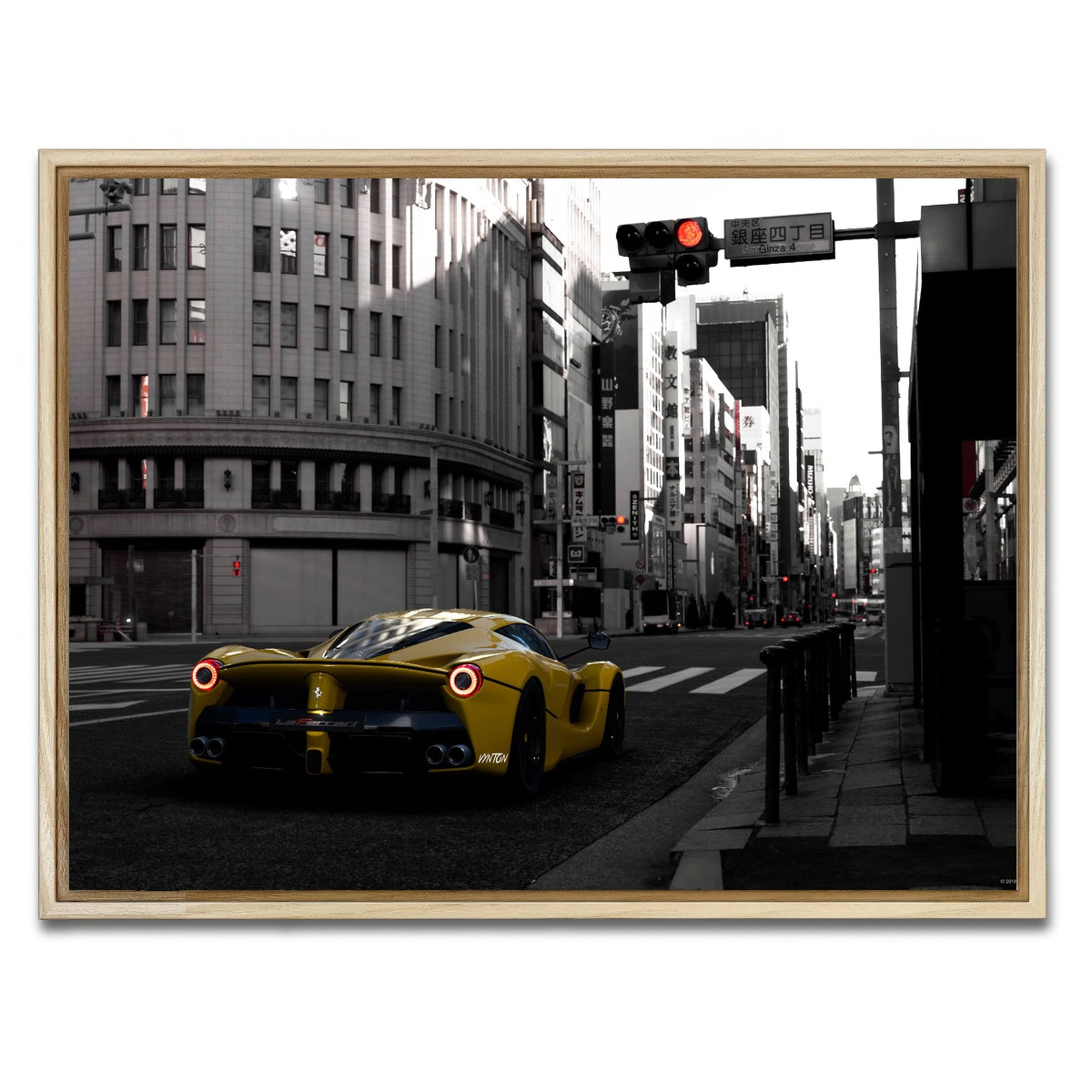 AUTO-MOCKUP WHITE | SAIYAN | 1 Piece | Natural Framed Canvas | group=4x3