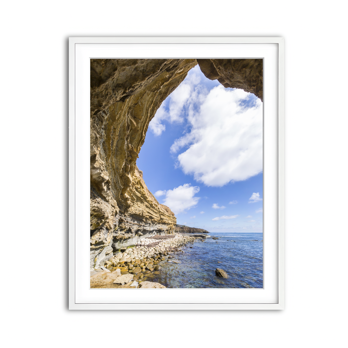 Framed Print 3x4 White