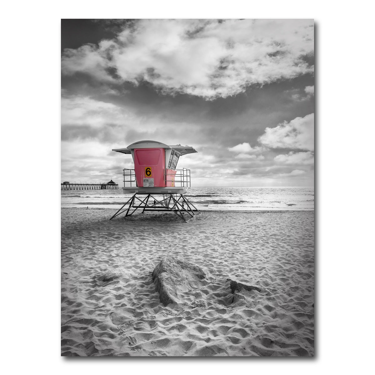 AUTO-MOCKUP WHITE | SAN DIEGO Imperial Beach | 1 Piece | Gallery Wrap Canvas | group=3x4