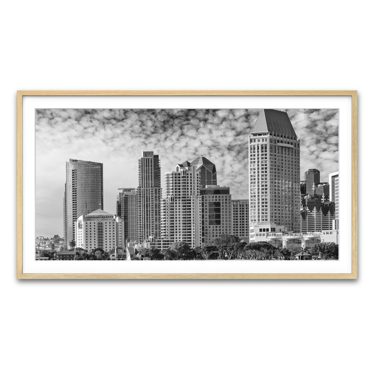 Framed Print 2x1 Natural