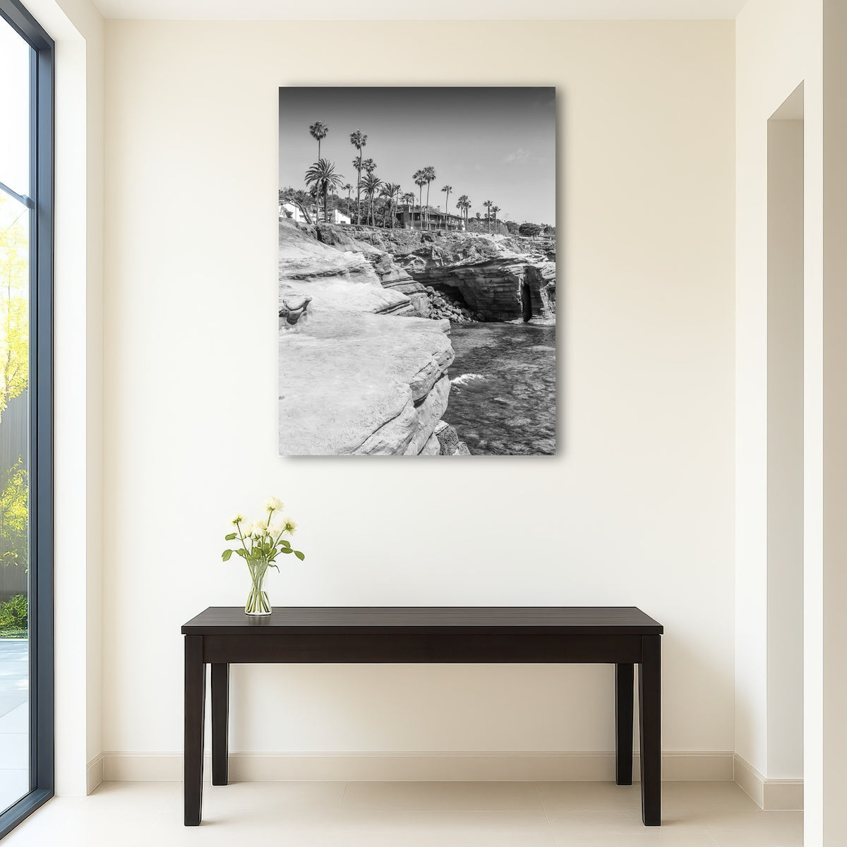 AUTO-MOCKUP ROOM | SAN DIEGO Monochrome Sunset Cliffs