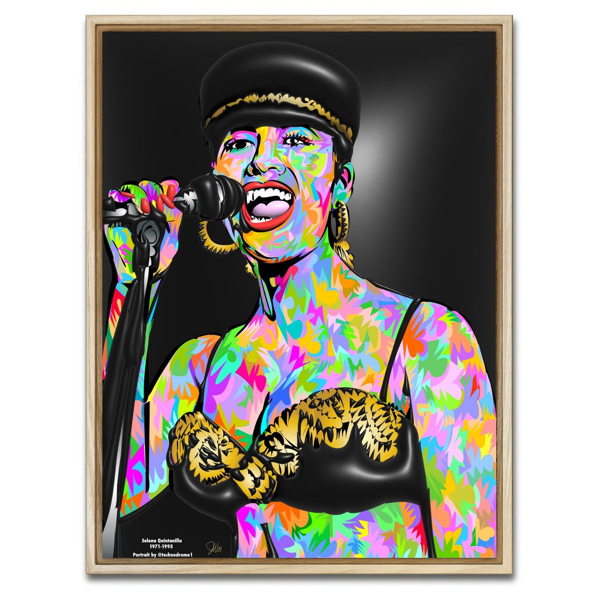 AUTO-MOCKUP WHITE | SELENA | 1 Piece | Natural Framed Canvas | group=3x4