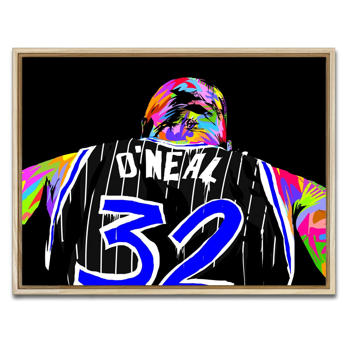 AUTO-MOCKUP WHITE | SHAQ | 1 Piece | Natural Framed Canvas | group=4x3
