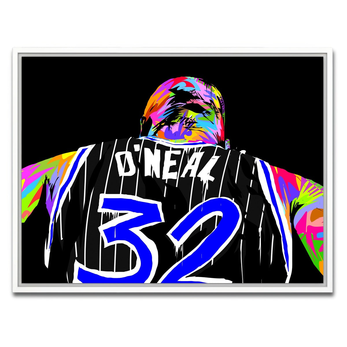 AUTO-MOCKUP WHITE | SHAQ | 1 Piece | White Framed Canvas | group=4x3