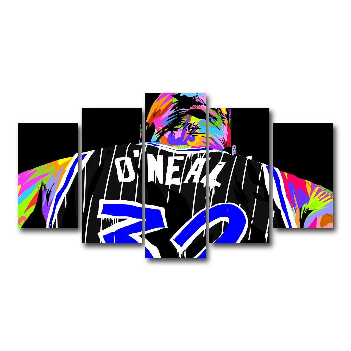 AUTO-MOCKUP WHITE | SHAQ | 5 Piece | Gallery Wrap Canvas | group=5_normal