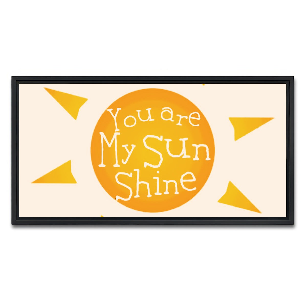 AUTO-MOCKUP WHITE | SHINE | 1 Piece | Black Framed Canvas | group=2x1