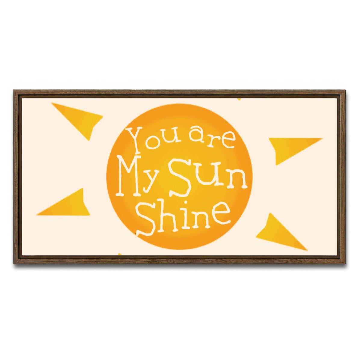 AUTO-MOCKUP WHITE | SHINE | 1 Piece | Walnut Framed Canvas | group=2x1