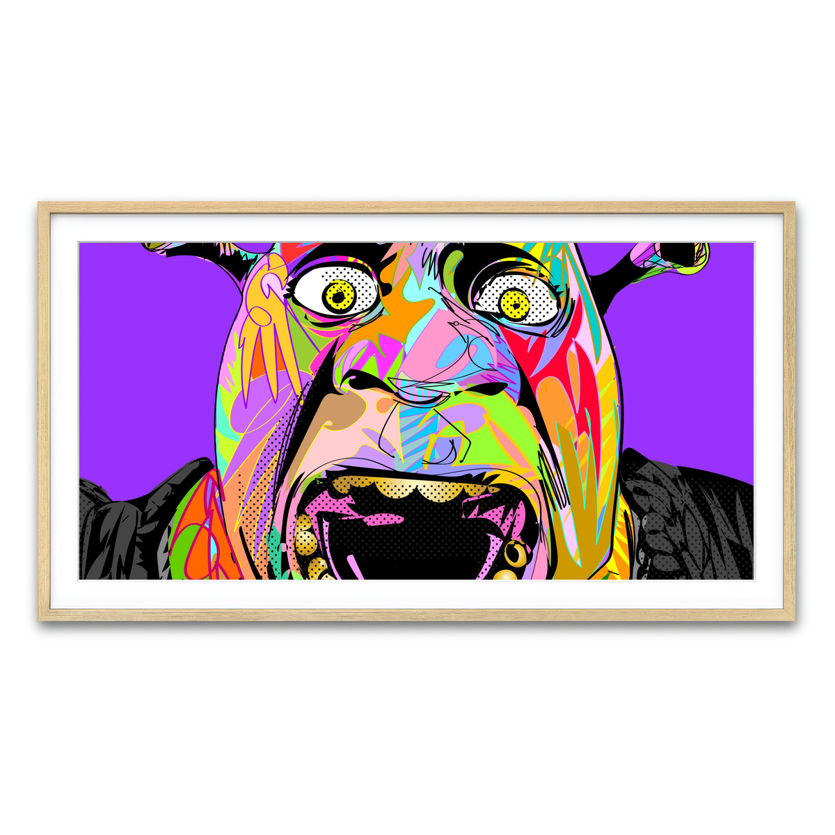 Framed Print 2x1 Natural