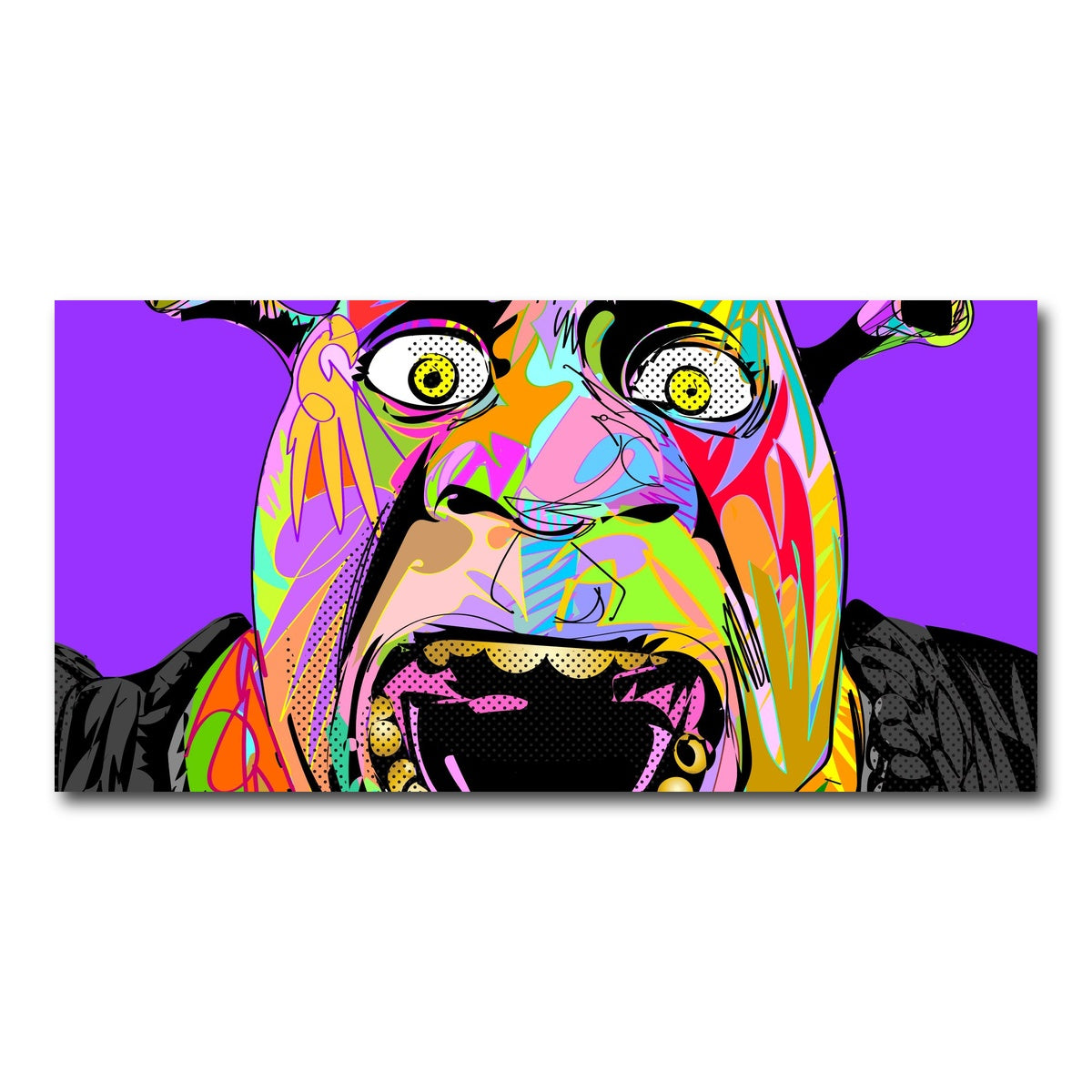 AUTO-MOCKUP WHITE | SHREK | 1 Piece | Gallery Wrap Canvas | group=2x1