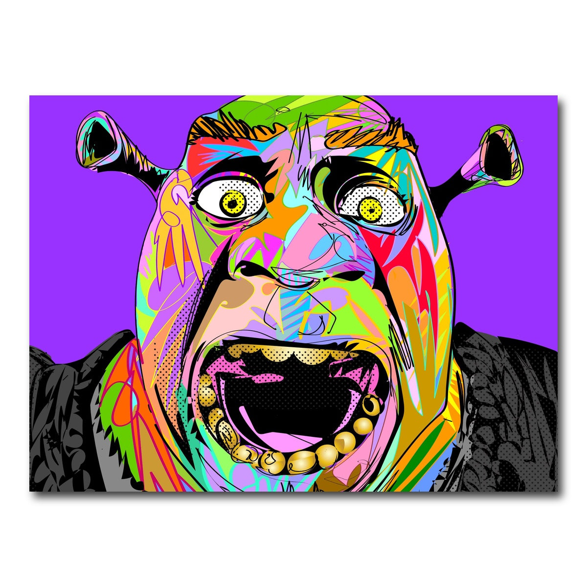 AUTO-MOCKUP WHITE | SHREK | 1 Piece | Gallery Wrap Canvas | group=4x3