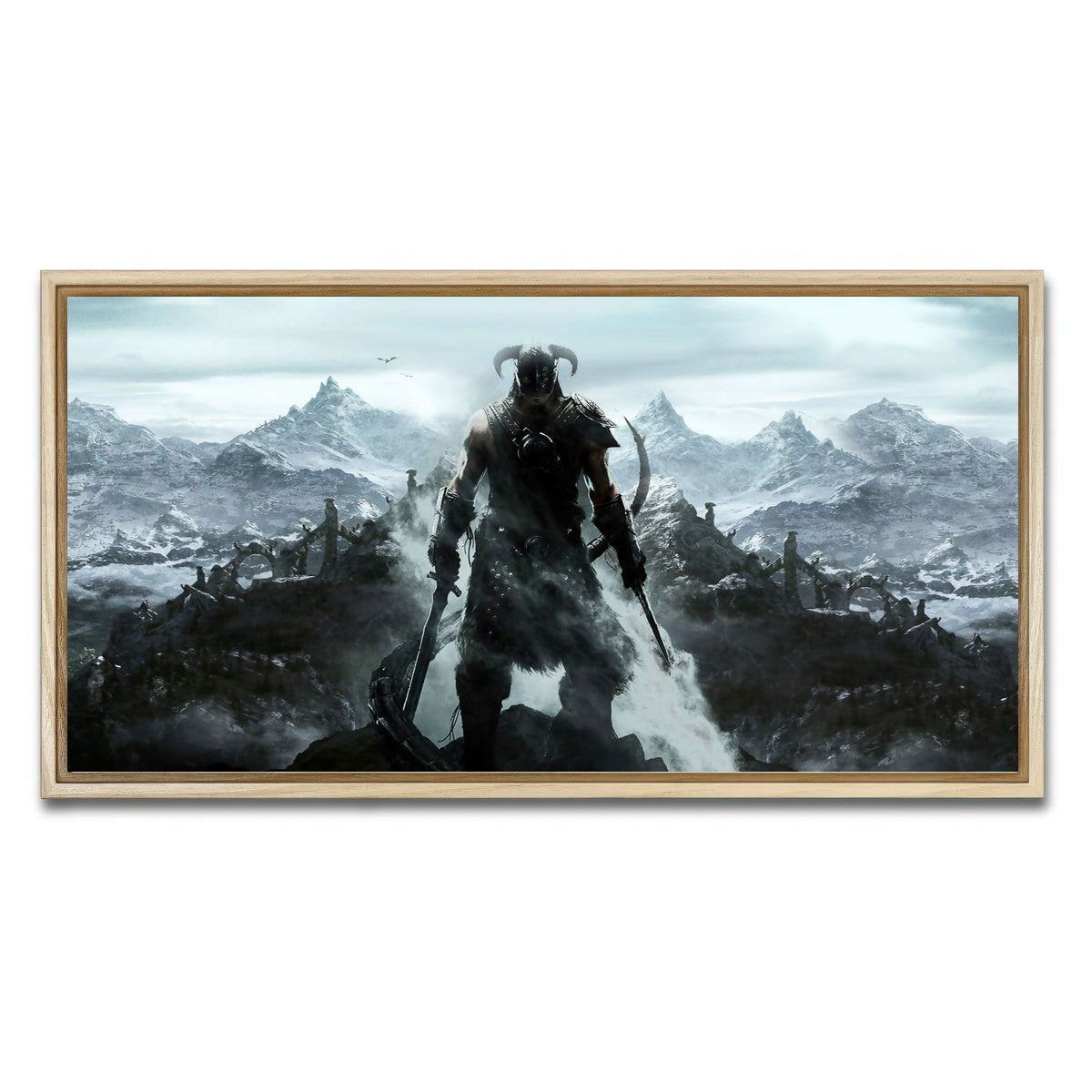 AUTO-MOCKUP WHITE | SKYRIM | 1 Piece | Natural Framed Canvas | group=2x1