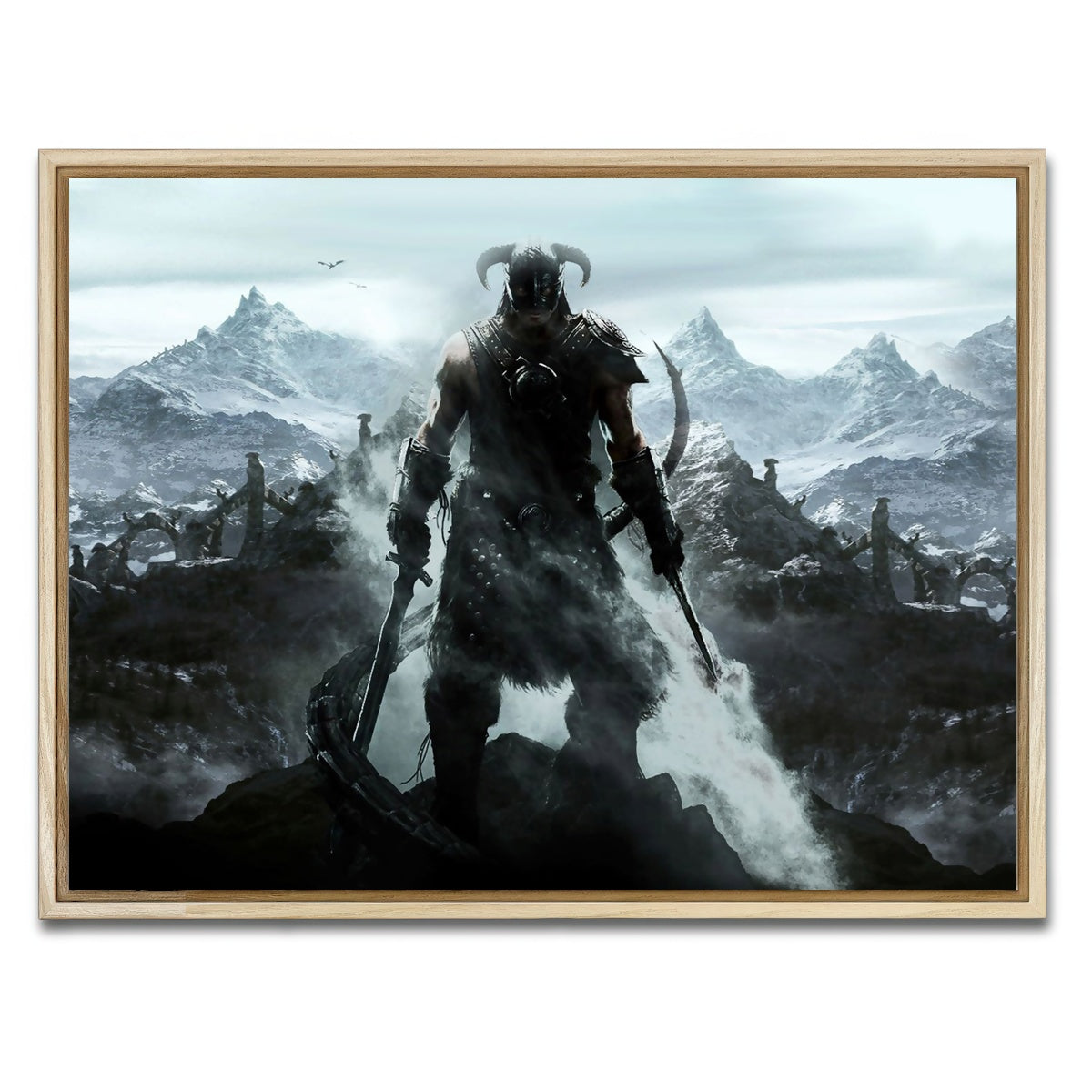 AUTO-MOCKUP WHITE | SKYRIM | 1 Piece | Natural Framed Canvas | group=4x3