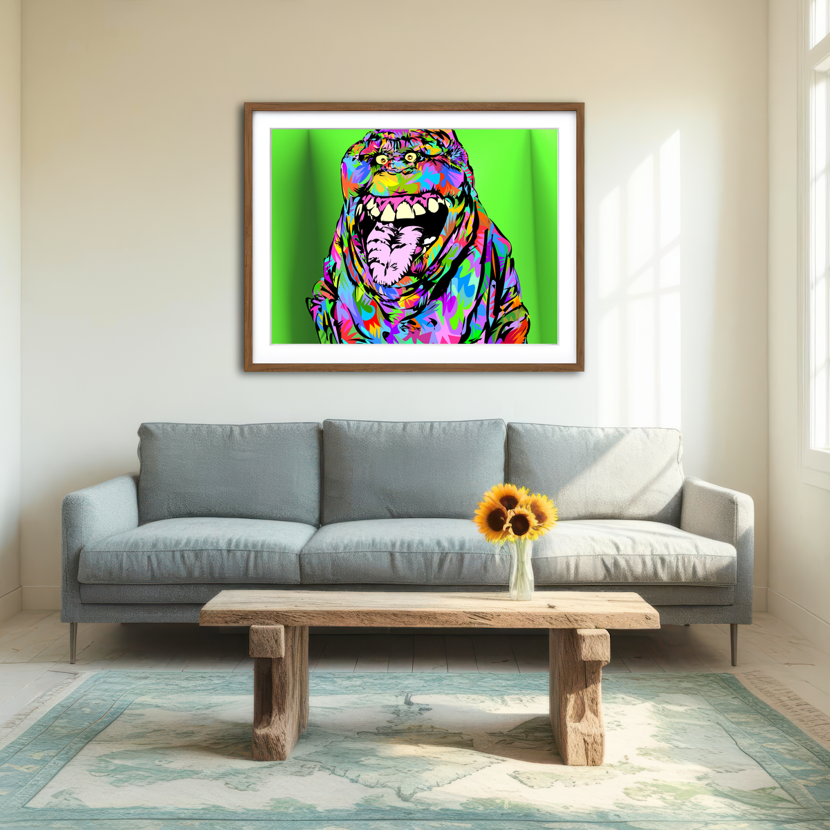 AUTO-MOCKUP ROOM | SLIMER Wall Art