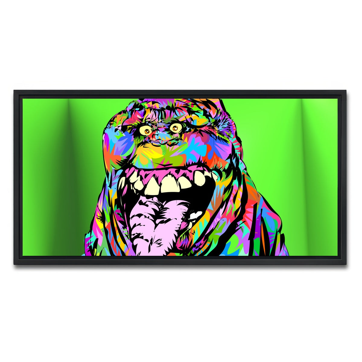 AUTO-MOCKUP WHITE | SLIMER | 1 Piece | Black Framed Canvas | group=2x1