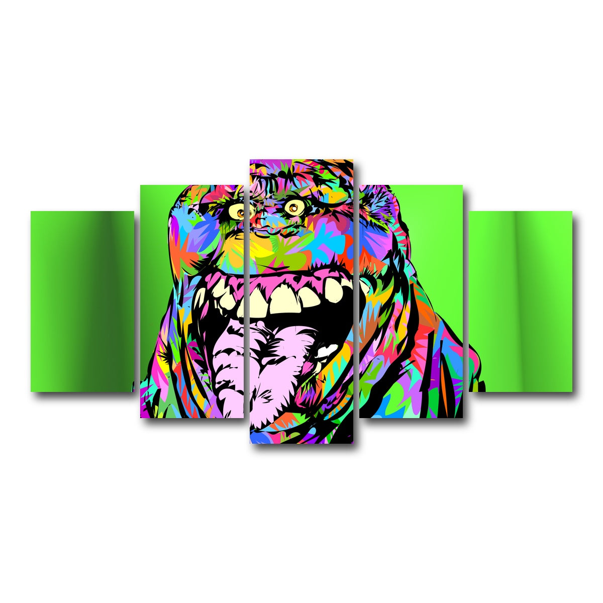 AUTO-MOCKUP WHITE | SLIMER | 5 Piece | Gallery Wrap Canvas | group=5_normal