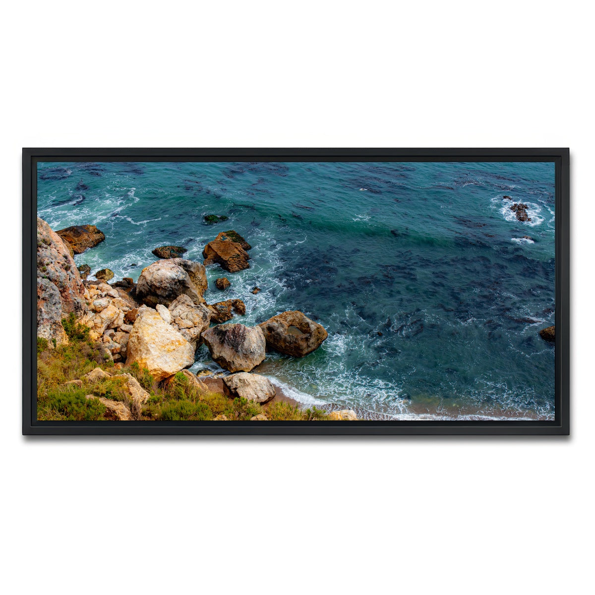 AUTO-MOCKUP WHITE | SLO | 1 Piece | Black Framed Canvas | group=2x1