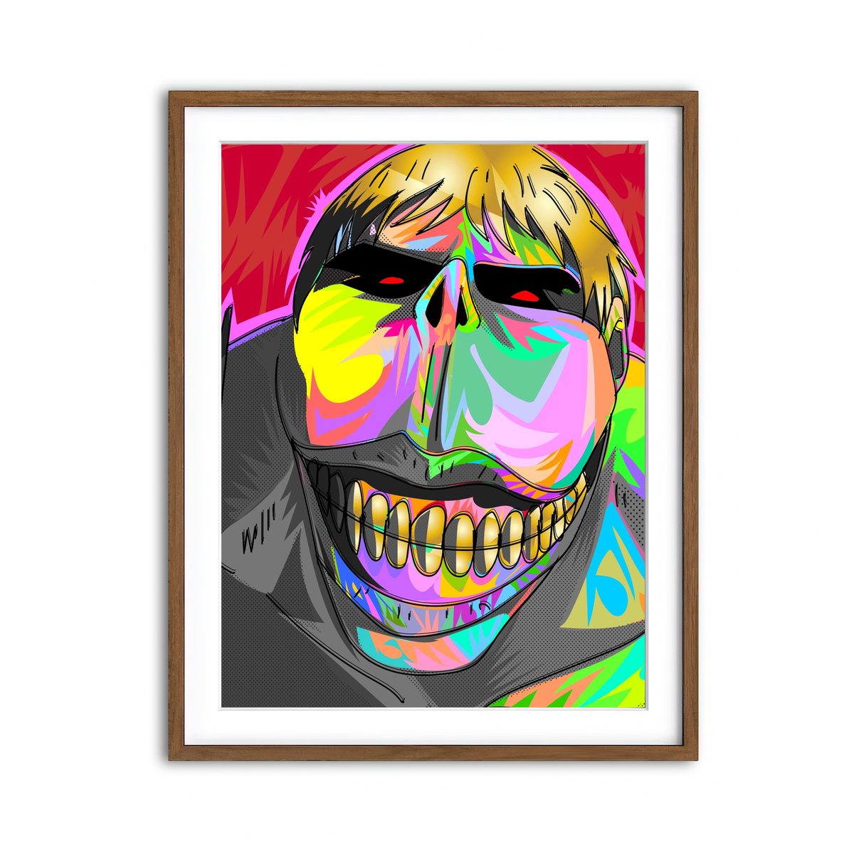 Framed Print 3x4 Walnut