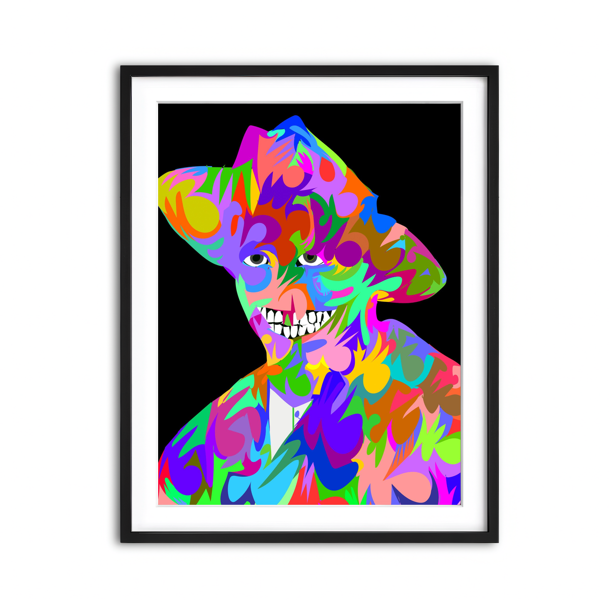 Framed Print 3x4 Black