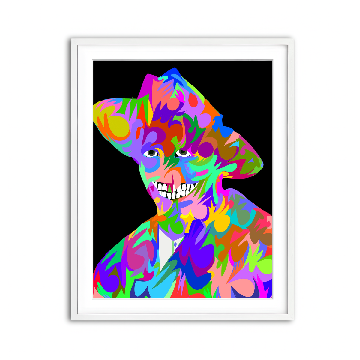 Framed Print 3x4 White